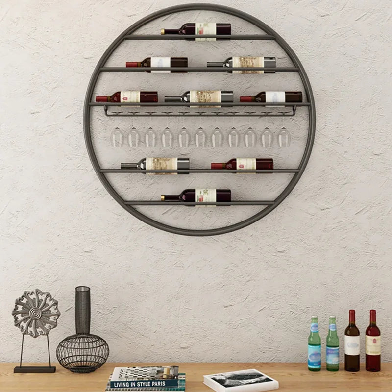 Wine Display with glasses in Lebanon