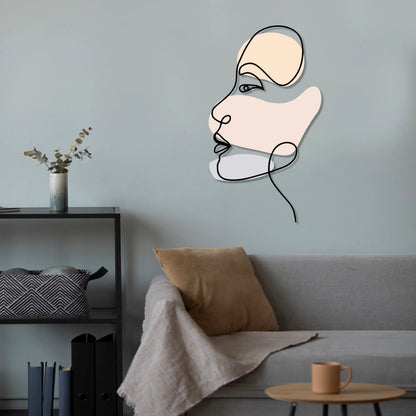 abstract woman wall art