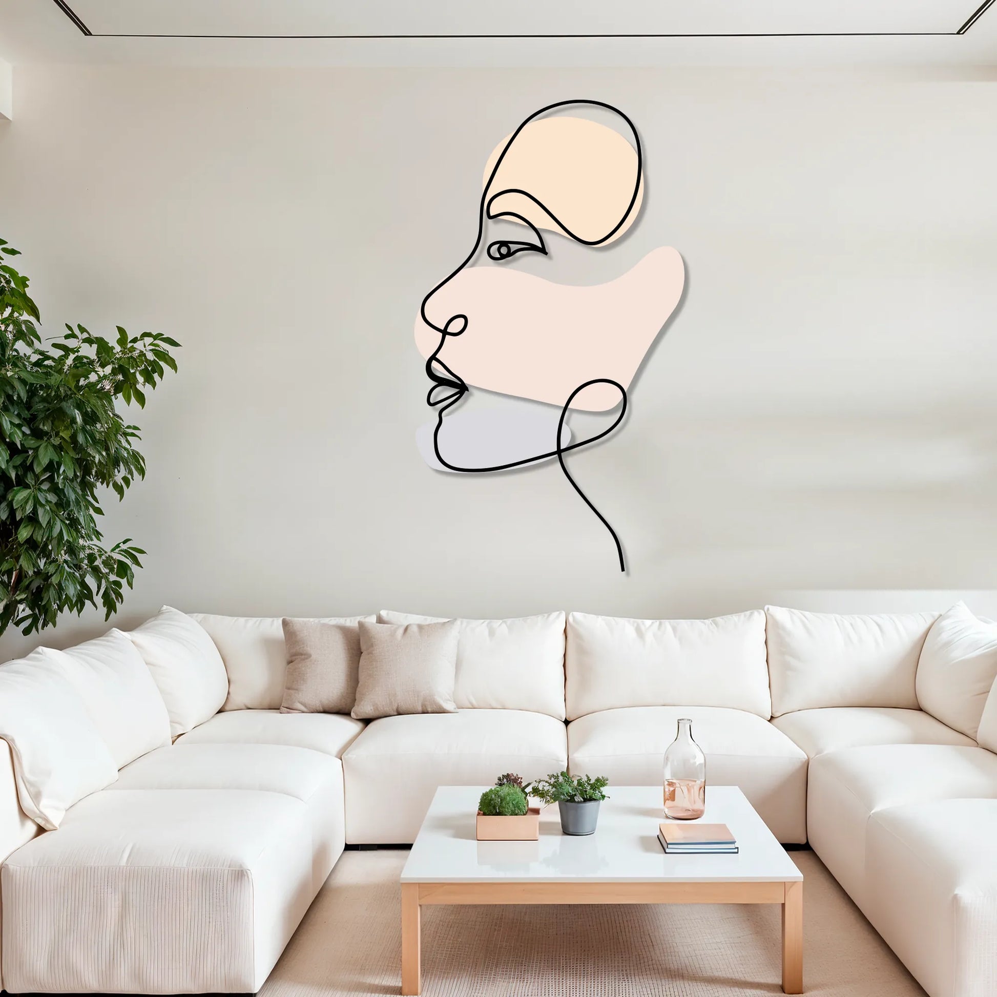 abstract woman wall art