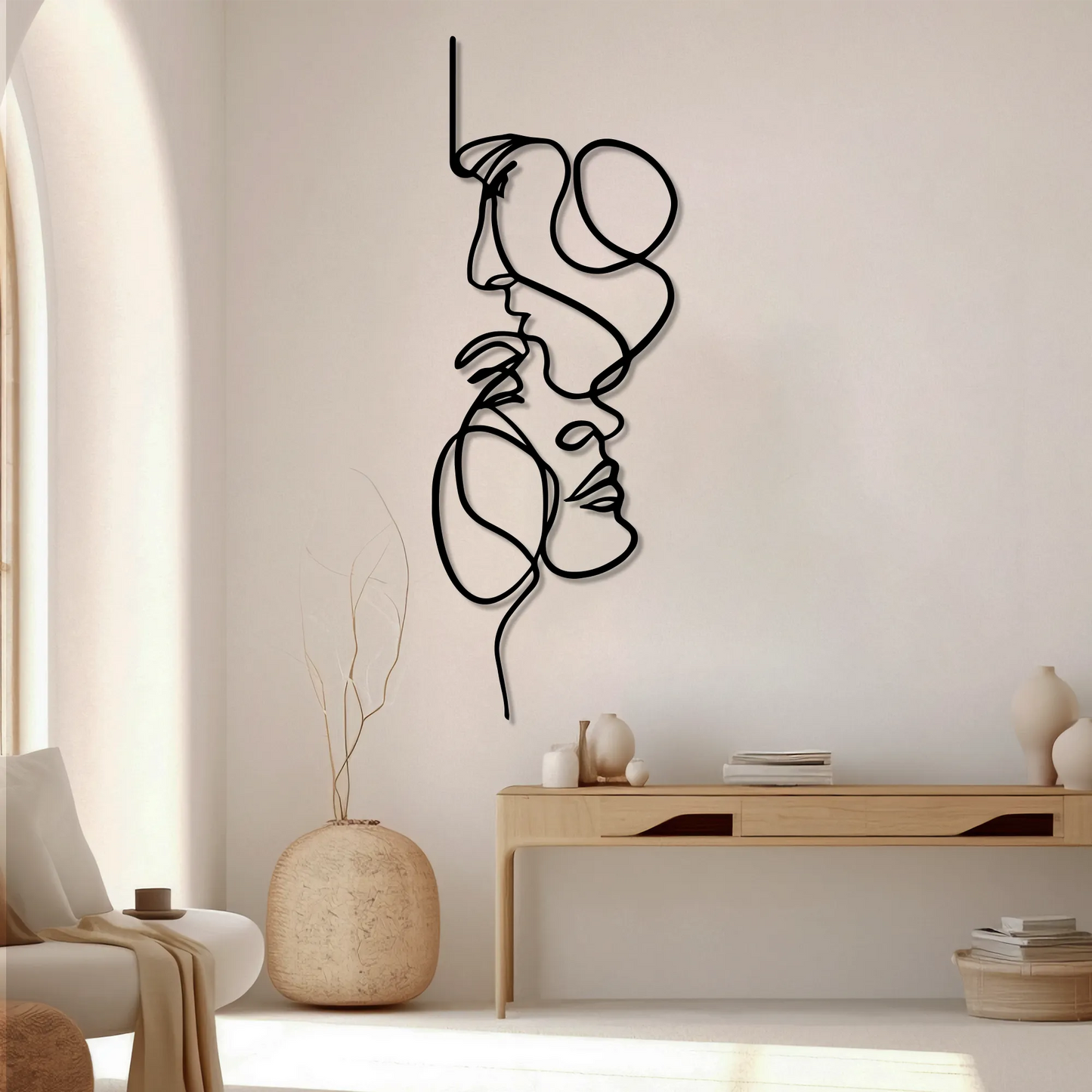 steel wall art for decor