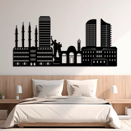 The Beirut Skyline | Steel Wall Art