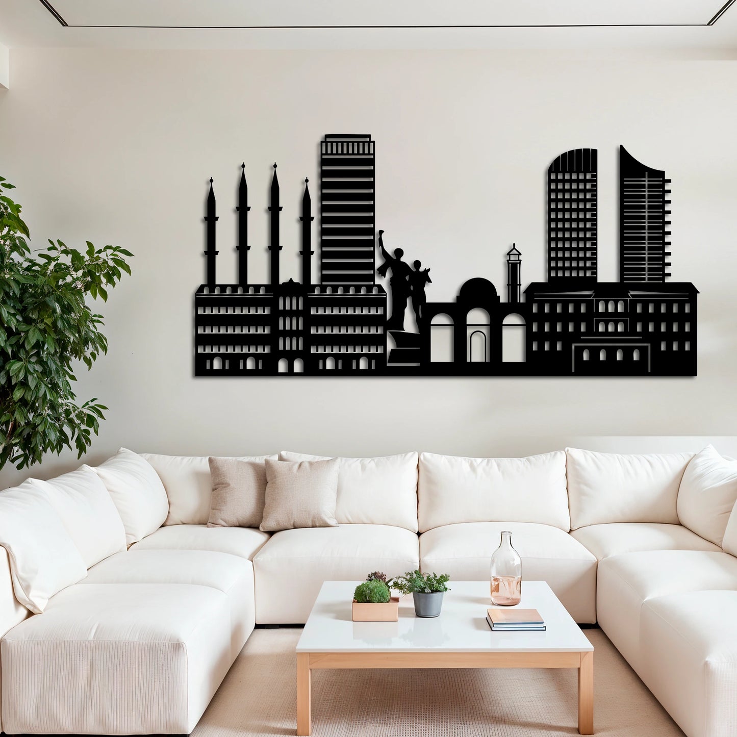 The Beirut Skyline | Steel Wall Art