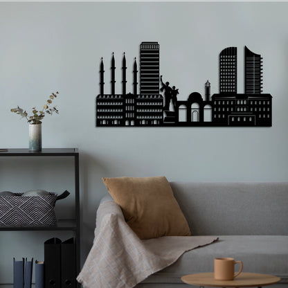 The Beirut Skyline | Steel Wall Art