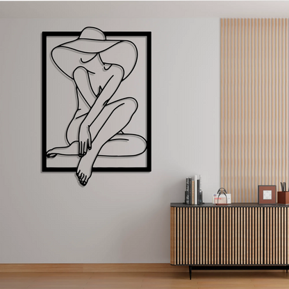 Timeless Grace | Steel Wall Art Silhouette