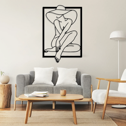 Timeless Grace | Steel Wall Art Silhouette